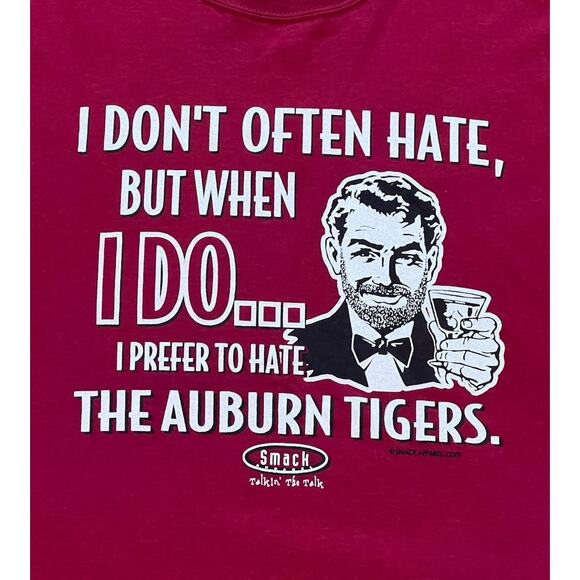 Auburn Other - Vintage Y2K Smack Talk Auburn Tigers Hater Stay Victorious My Friends T-Shirt XL